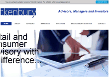 Tablet Screenshot of brackenbury.com.au